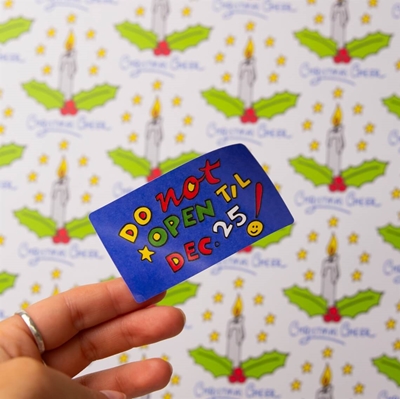 Show details for Christmas - Rectangular Pre-cut Paper Sticker Sheets