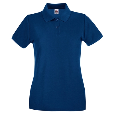 Show details for Fruit of the Loom Lady-Fit Premium Polo Shirts