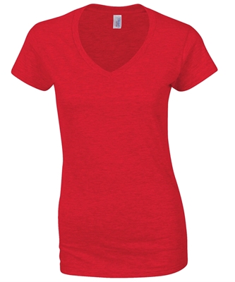 Show details for Gildan Softstyle Ladies V-Neck T-Shirts