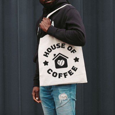 Show details for Natural Screen Printed Tote Bags