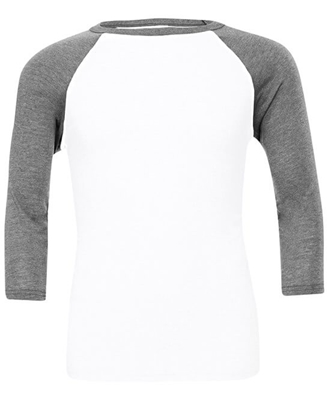 Show details for Bella & Canvas Tri-Blend Baseball T-Shirts